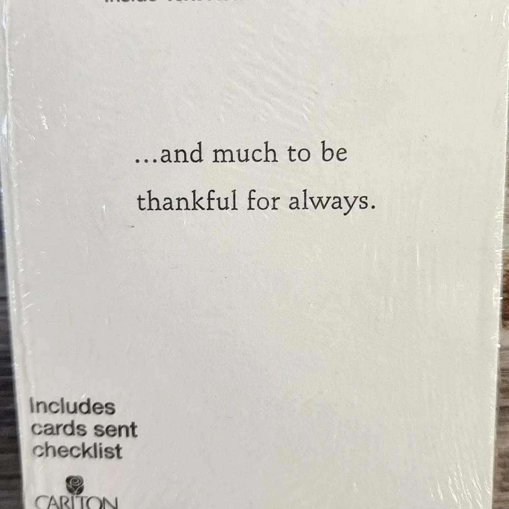 Carlton Cards Thanksgiving Greeting Cards 6 Count Harvest Fruit Wheat Still Life